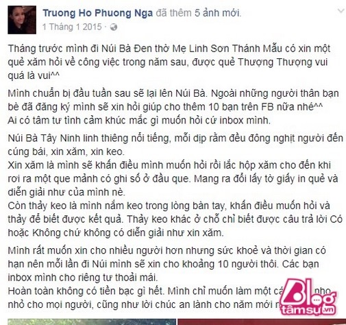 Sởn da gà khi đọc lại quẻ thẻ Hoa hậu Phương Nga rút ở điện thờ trước khi bị bắt - Ảnh 3 Sởn da gà khi đọc lại quẻ thẻ Hoa hậu Phương Nga rút ở điện thờ trước khi bị bắt - Ảnh 3