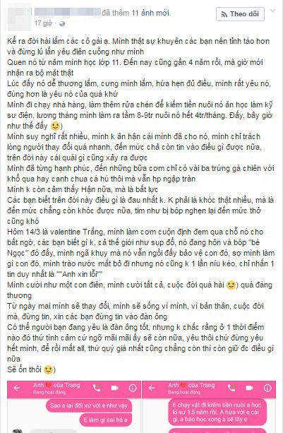 Tiết kiệm từng đồng nuôi bạn trai ăn học 4 năm trời, cuối cùng cô gái nhận cái kết quá xót xa - Ảnh 1 Tiết kiệm từng đồng nuôi bạn trai ăn học 4 năm trời, cuối cùng cô gái nhận cái kết quá xót xa - Ảnh 1