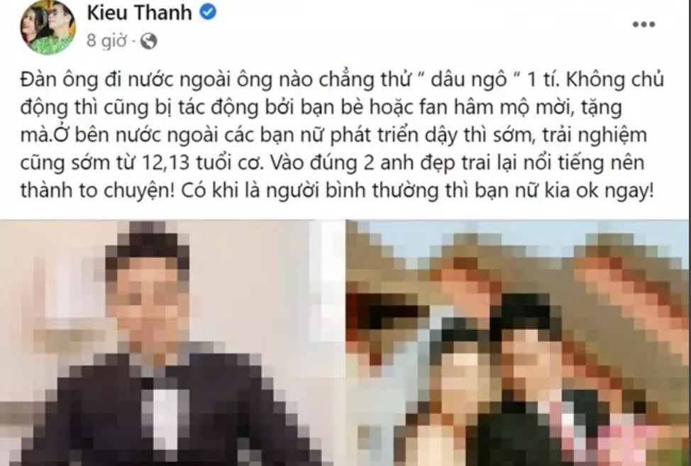 Nữ diễn viên Kiều Thanh gây 'sốc' khi phát ngôn về vụ 2 nghệ sĩ Việt bị tố hiếp dâm thiếu nữ 17 tuổi người Anh - Ảnh 2