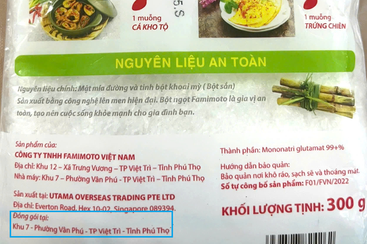 Nóng: Phát hiện gần 30 nhãn mì chính không ghi xuất xứ, không rõ nguồn gốc trên thị trường - Ảnh 4 Nóng: Phát hiện gần 30 nhãn mì chính không ghi xuất xứ, không rõ nguồn gốc trên thị trường - Ảnh 4